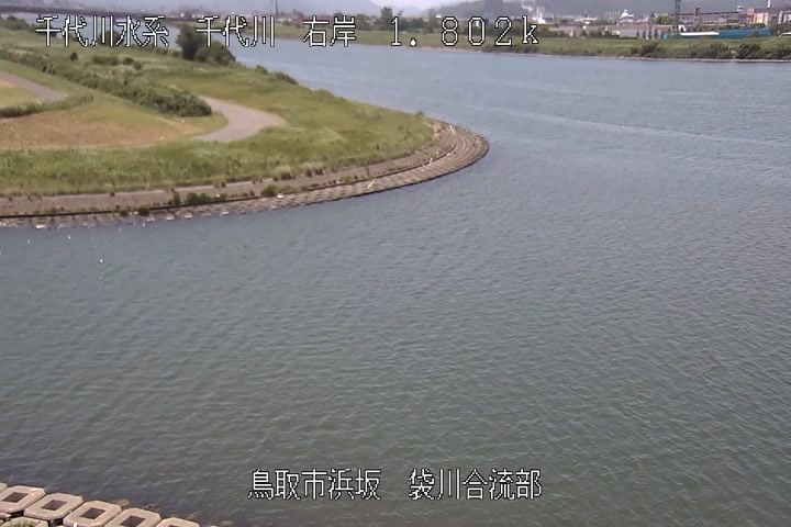 袋川合流部