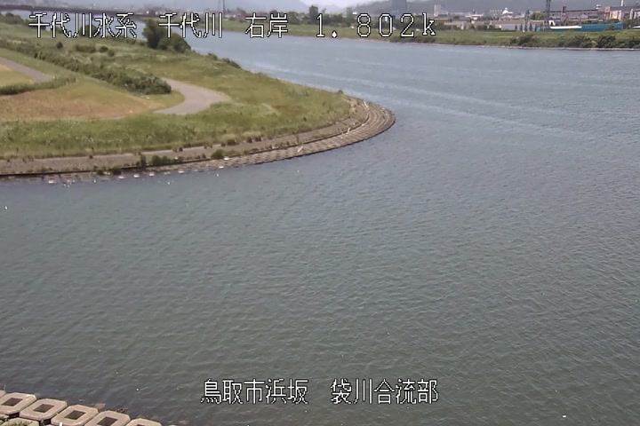 袋川合流部