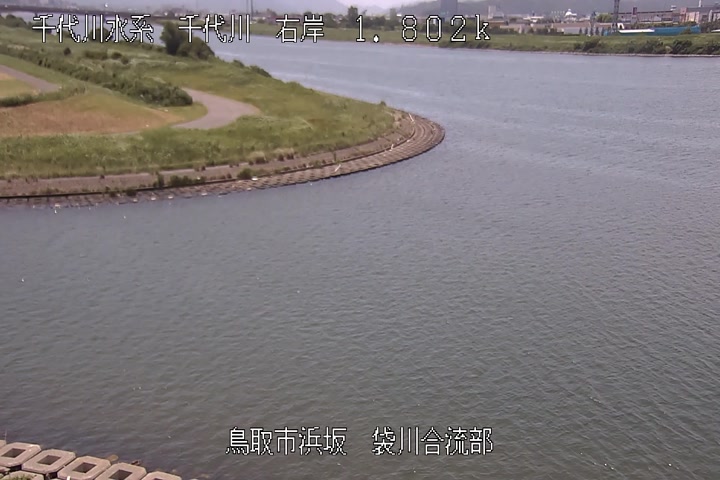 袋川合流部