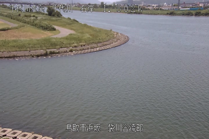 袋川合流部