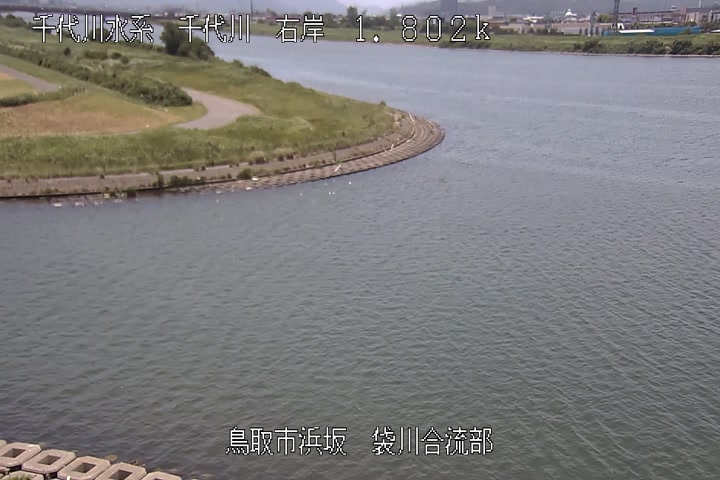 袋川合流部