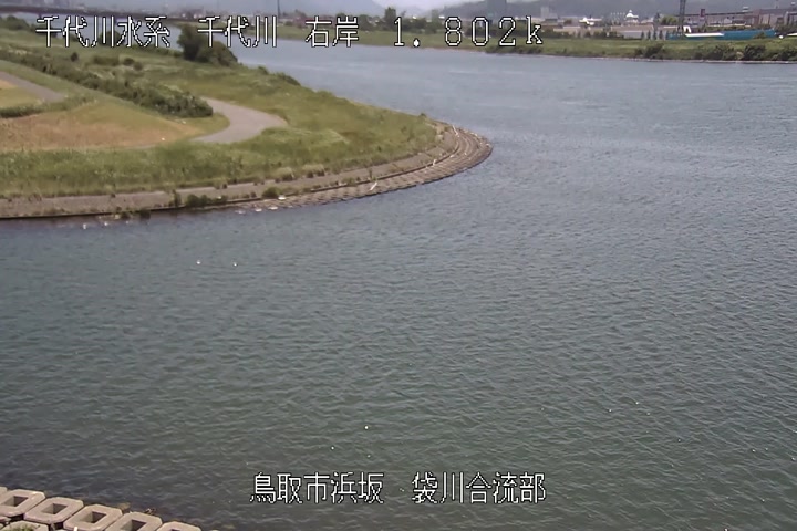 袋川合流部