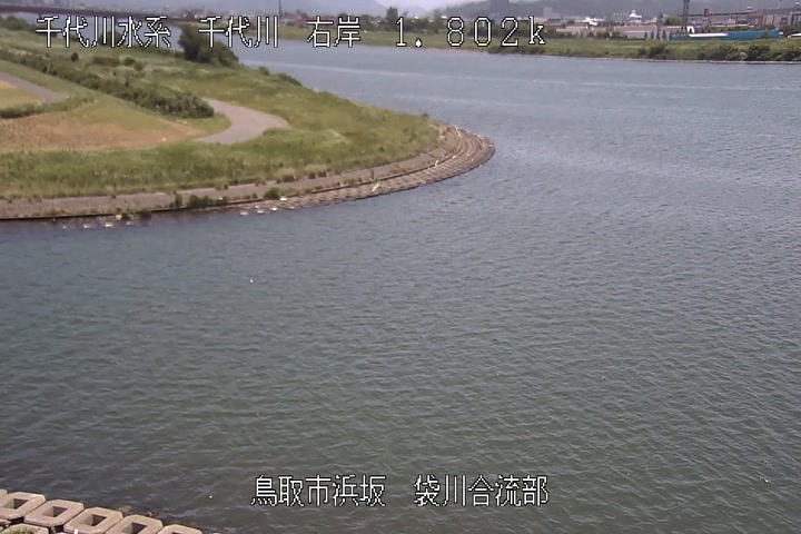袋川合流部