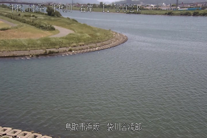 袋川合流部