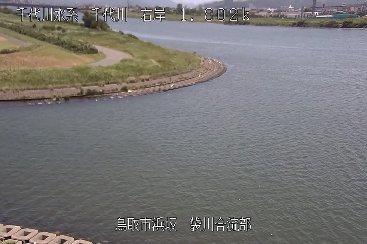 袋川合流部