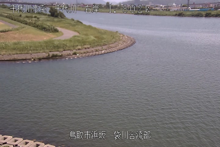 袋川合流部