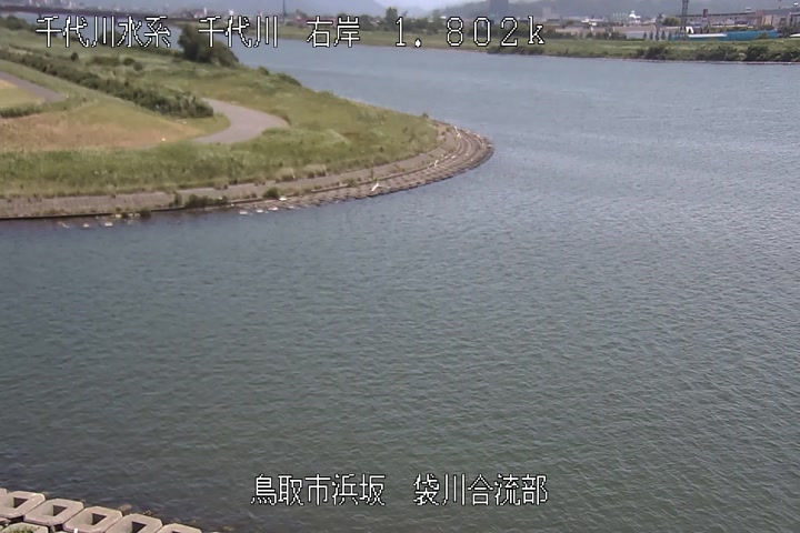 袋川合流部