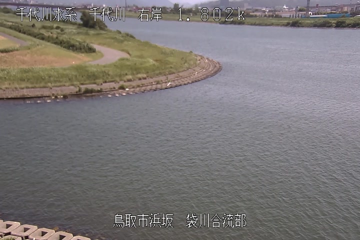 袋川合流部