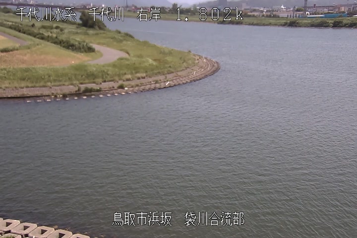 袋川合流部