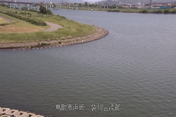 袋川合流部