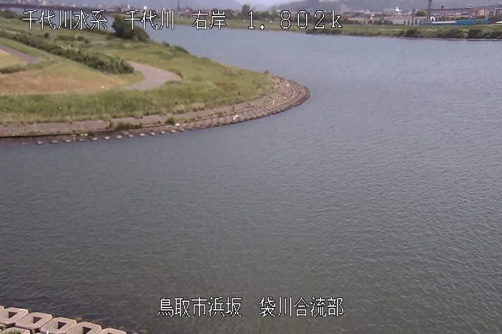 袋川合流部