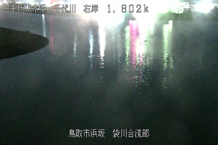 袋川合流部