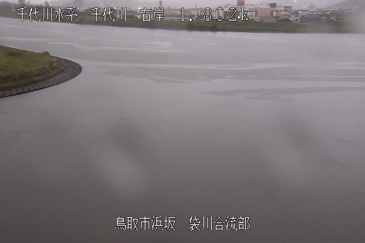 袋川合流部