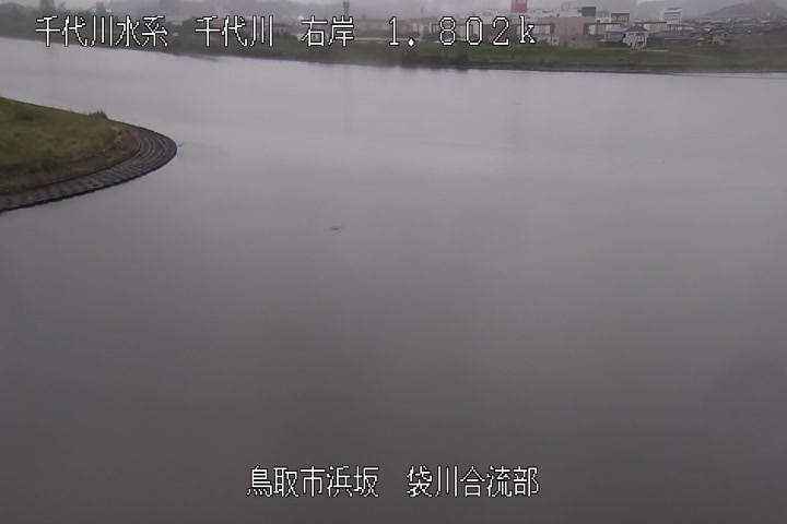 袋川合流部