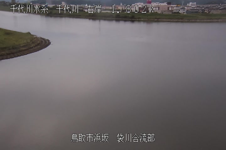 袋川合流部