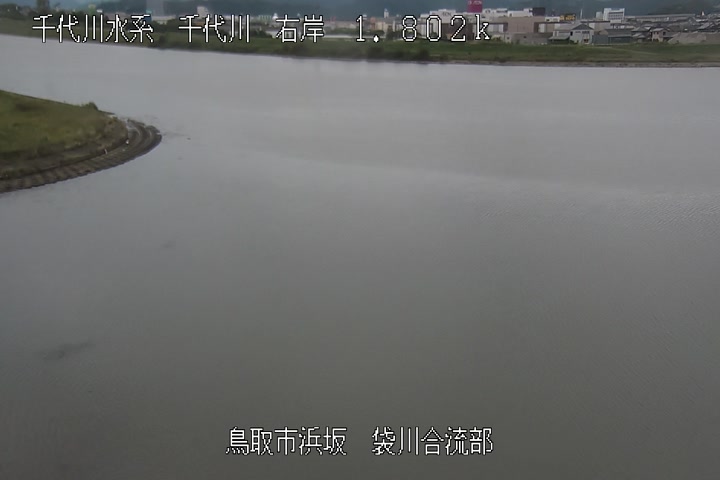 袋川合流部