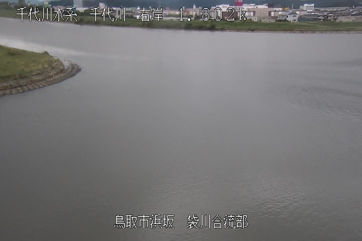 袋川合流部