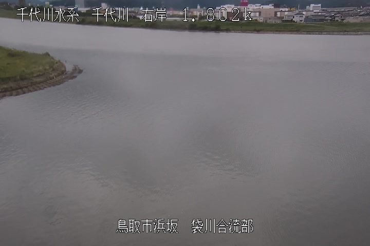袋川合流部