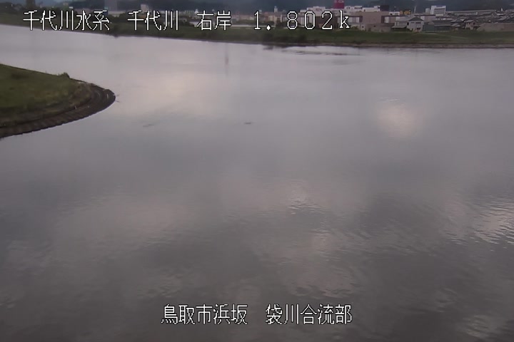 袋川合流部