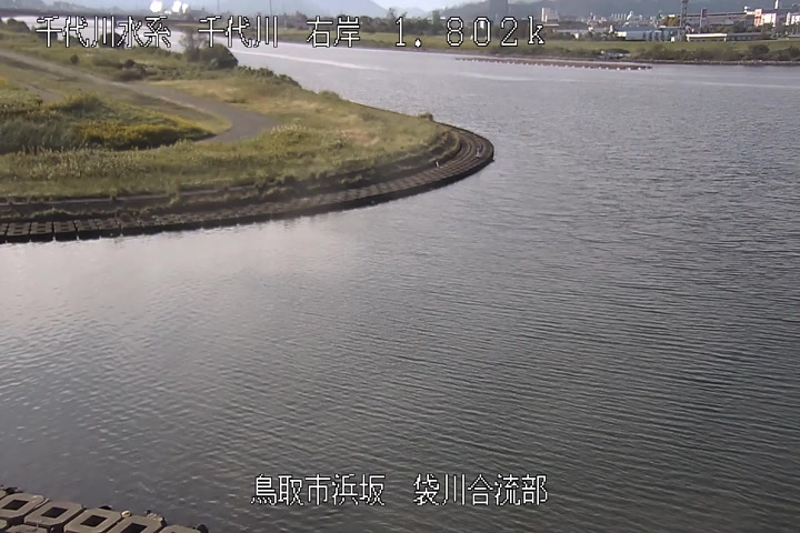 袋川合流部