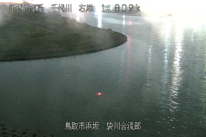 袋川合流部