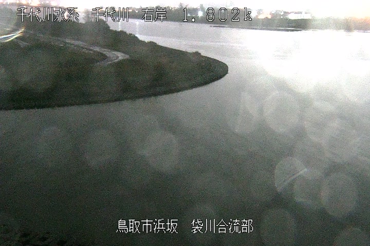袋川合流部