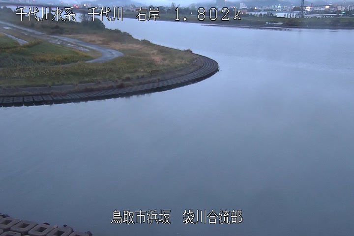 袋川合流部