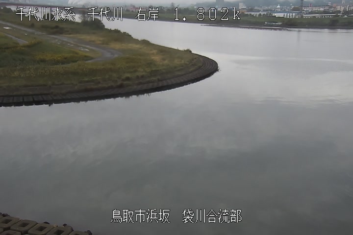 袋川合流部