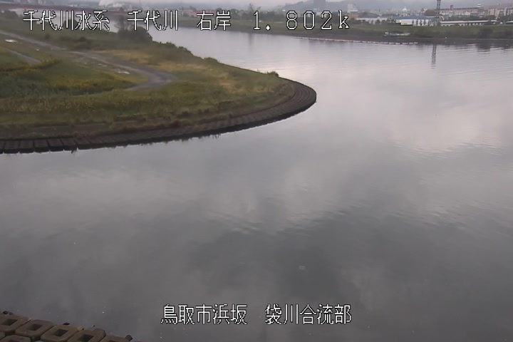 袋川合流部