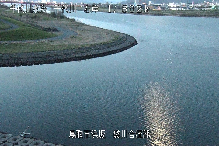 袋川合流部