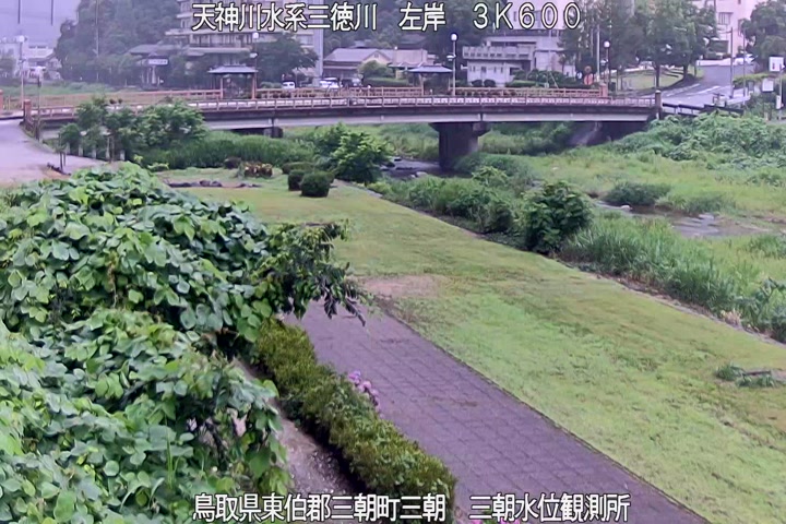 三徳川　三朝水位観測所