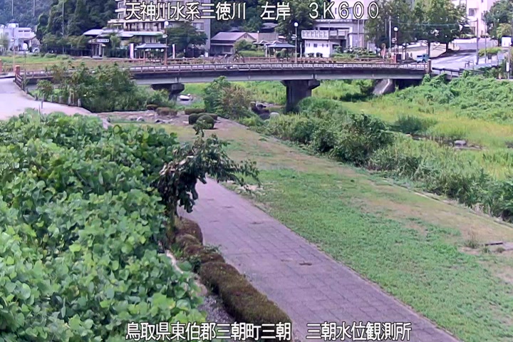 三徳川　三朝水位観測所